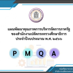 แผน PMQA สป.2566