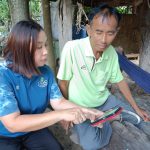 คณะครูศูนย์การเรียนรู้ระดับตำบลหนองสาหร่าย ลงพื้นที่ให้คำแนะนำ การใช้ Application